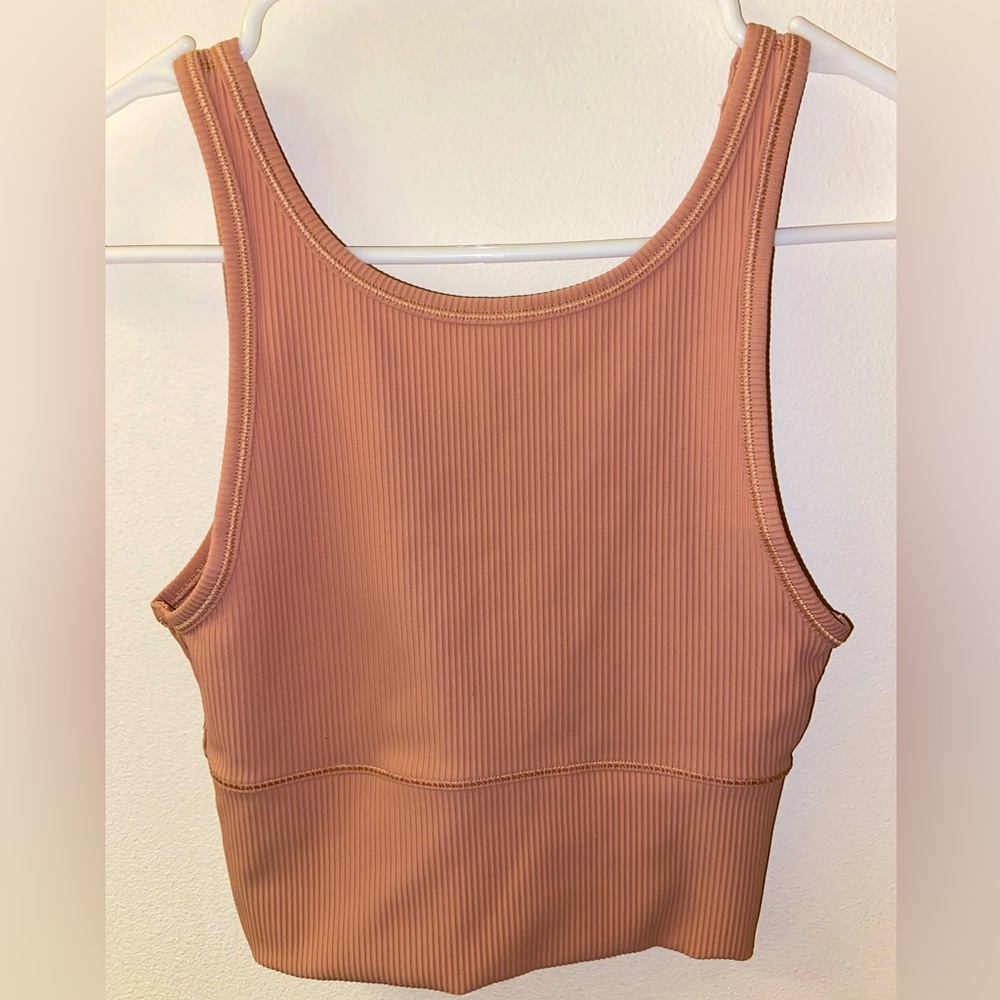 Lululemon power pivot ribbed tank top